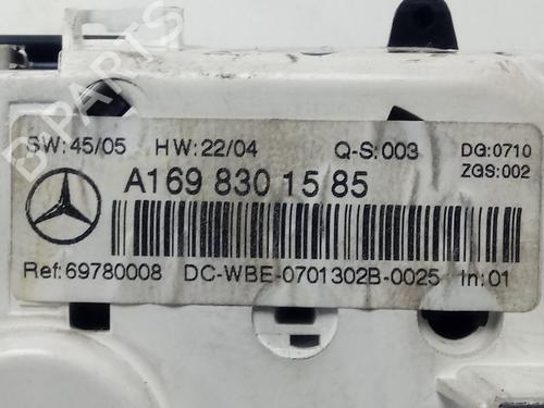 Climate control MERCEDES-BENZ A-CLASS (W169)  | BP15591080I5 