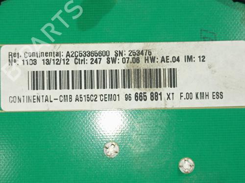 Instrument cluster CITROËN C3 II (SC_) | BP37444607C47 - Image 4