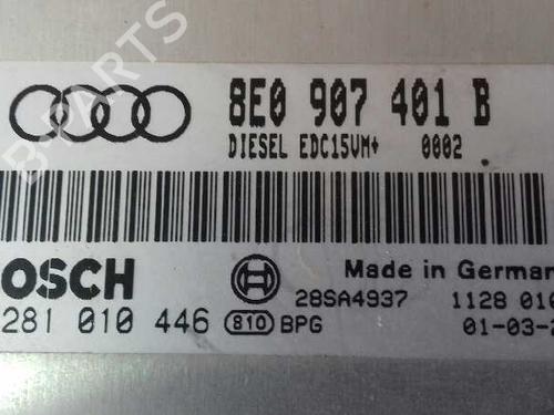 Engine control unit (ECU) AUDI A4 B6 (8E2)  | BP12635002M57 
