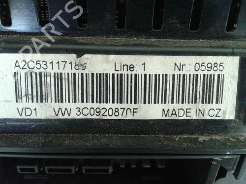 Instrument cluster VW PASSAT B6 (3C2)  | BP16762976C47 