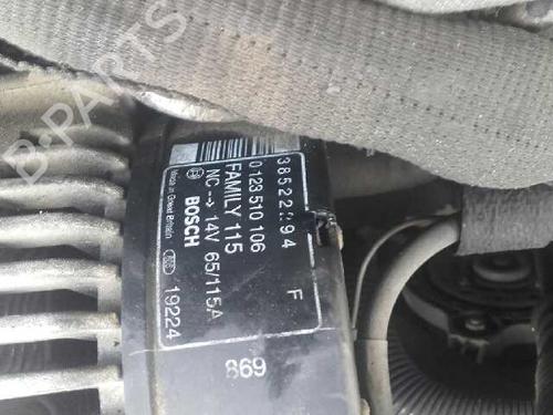 Used Alternator CHRYSLER VOYAGER / GRAND VOYAGER III (GS_, NS_) 2.5 TD (116 hp) 12635930