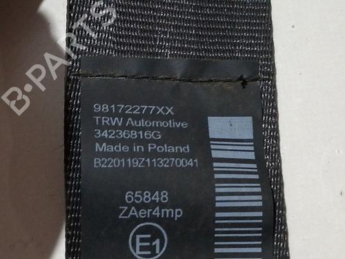 Front right seatbelt CITROËN BERLINGO (ER_, EC_) | BP37260532I25 - Image 4