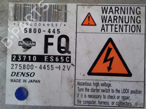 Engine control unit (ECU) NISSAN X-TRAIL I (T30)  | BP16891717M57 