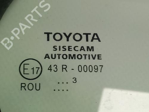 Rear right quarter glass TOYOTA YARIS CROSS (MXP_)  | BP19020153C92 