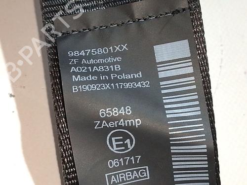 Front left seatbelt CITROËN BERLINGO Box Body/MPV (K9) | BP37270377I26 - Image 5
