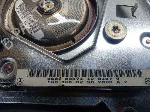 Driver airbag MERCEDES-BENZ A-CLASS (W168) A 170 CDI (168.009, 168.109) | BP12675666C9 