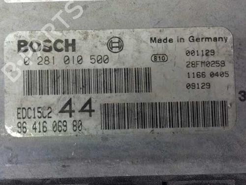 Engine control unit (ECU) PEUGEOT 206 Hatchback (2A/C) 2.0 HDI 90 | BP12649325M57 