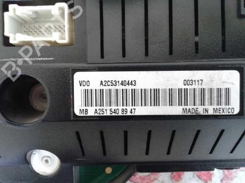 Instrument cluster MERCEDES-BENZ M-CLASS (W164) ML 450 CDI 4-matic (164.128) | BP12638984C47 