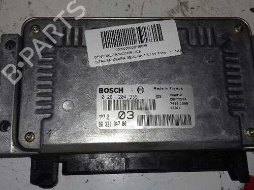 Used Engine control unit (ECU) CITROËN XSARA (N1) 1.6 16V (109 hp) 12638688