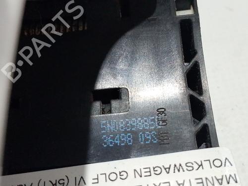 Front right exterior door handle VW GOLF VI (5K1)  | BP26619809C129 