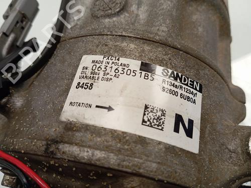 AC compressor RENAULT KANGOO III MPV  | BP22636108M34 