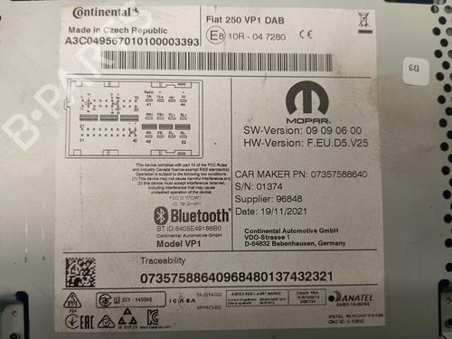 Radio PEUGEOT BOXER Van 2.2 BlueHDi 140 | BP28031285E6