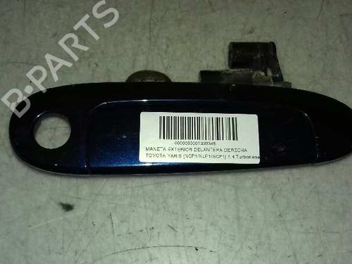 Używane Klamka zewnętrzna drzwi przednich prawych TOYOTA YARIS (_P1_) 1.4 D-4D (NLP10_, NLP10R) (75 hp) 16448106