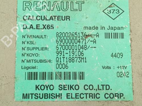 Servostyring Styreenhet RENAULT CLIO II (BB_, CB_) | BP30375244M49