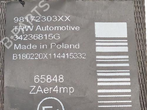 Airbag Kit PEUGEOT PARTNER Box Body/MPV (K9)  | BP27334916C86 