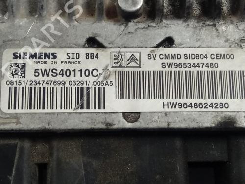 Engine control unit (ECU) CITROËN C2 (JM_)  | BP18743551M57 