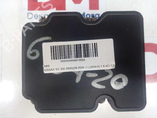 Used ABS pump NISSAN NV200 / EVALIA Bus 1.5 dCi 110 (M20, M20M) (110 hp) 16715947