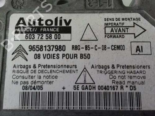 ECU airbags CITROËN C4 I (LC_)  | BP12638470M53 