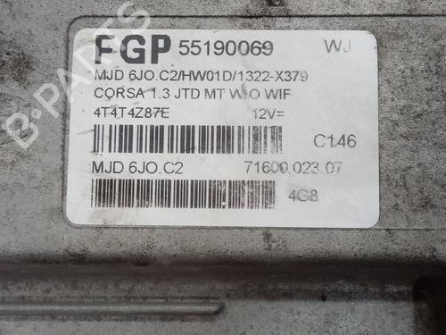 Engine control unit (ECU) OPEL CORSA C (X01)  | BP12672574M57 