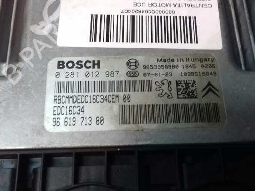 Engine control unit (ECU) CITROËN C5 I (DC_) 2.0 HDi (DCRHZB, DCRHZE) | BP12648311M57 