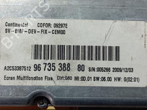 Multifunctionele display CITROËN C3 II (SC_) | BP28671453C48