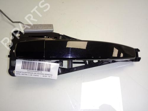 Front right exterior door handle OPEL ASTRA J (P10)  | BP13241536C129 