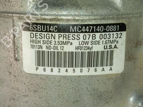 AC compressor JEEP COMPASS (MP, M6, MV, M7) 1.6 CRD | BP37461862M34 - Image 3