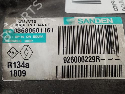 AC compressor DACIA DUSTER (HS_) | BP17489227M34