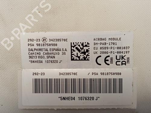 Airbag Kit CITROËN BERLINGO (ER_, EC_)  | BP21807204C86