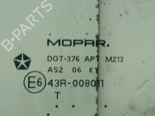 Rear left quarter glass DODGE CALIBER 2.0 CRD | BP14128462C93 