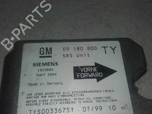 ECU airbags OPEL VECTRA B (J96) 2.0 DI 16V (F19) | BP12645564M53 