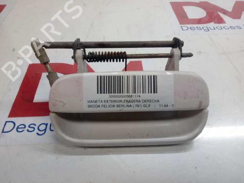 Used Rear right exterior door handle SKODA FELICIA II (6U1) 1.9 D (64 hp) 30371399