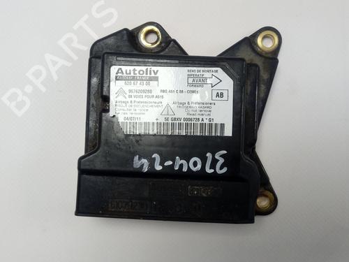Airbag styreenhed CITROËN C3 II (SC_) 1.4 HDi 70 (SC8HZC, SC8HR0, SC8HP4) (68 hp) 19695551