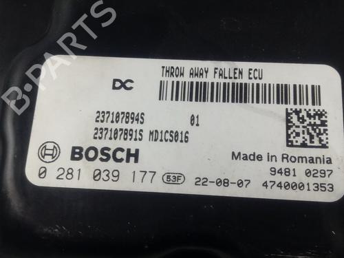 Engine control unit (ECU) RENAULT EXPRESS Box Body/MPV 1.5 Blue dCi 95 (F6AB) | BP29410238M57 