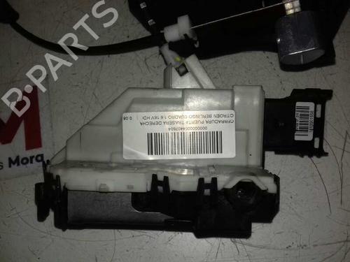 Rear right lock CITROËN BERLINGO MULTISPACE (B9) 1.6 HDi 75 16V | BP12835922C99 