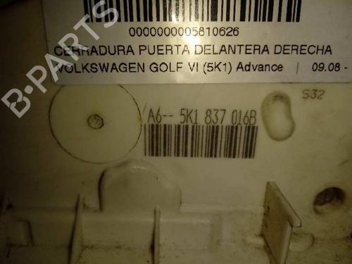 Front right lock VW GOLF VI (5K1) 1.6 TDI | BP12662882C97 