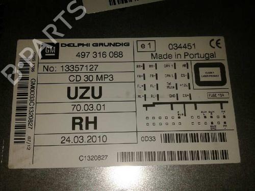 Radio OPEL CORSA D (S07)  | BP12677772E6 
