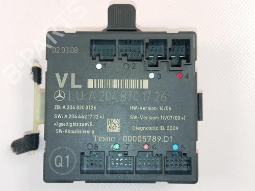 Used Electronic module Electronic module MERCEDES-BENZ C-CLASS (W204) C 220 CDI (204.008) (170 hp) 34715401 34715401