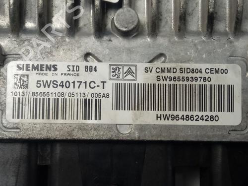 Engine control unit (ECU) PEUGEOT 1007 (KM_)  | BP15591077M57 