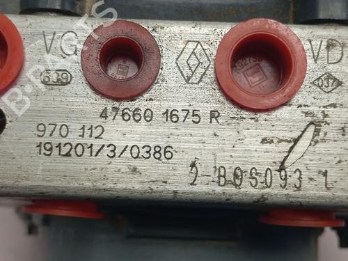 ABS pump RENAULT CLIO V (B7_) 1.5 Blue dCi 85 (B7AG) | BP26206248M43 