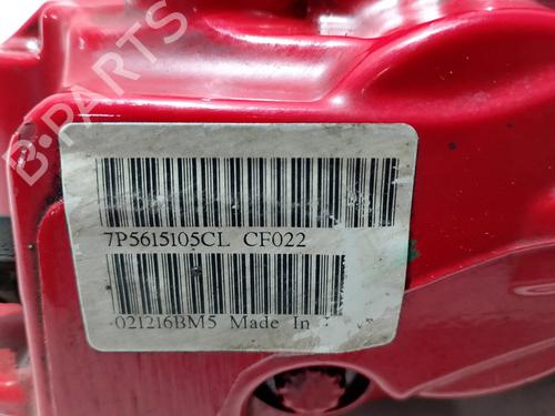 Left front brake caliper PORSCHE CAYENNE (92A) 3.6 GTS | BP37421045M105 - Image 5