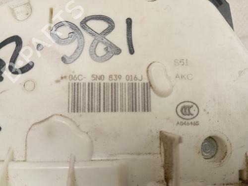 Rear right lock VW TIGUAN (5N_)  | BP23946259C99 