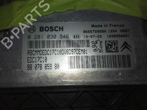 Engine control unit (ECU) CITROËN BERLINGO MULTISPACE (B9) 1.6 HDi 75 16V | BP16857804M57 