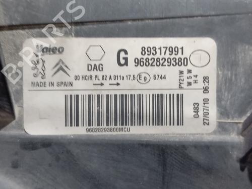 Left headlight PEUGEOT PARTNER Box Body/MPV (5_, G_)  | BP29002582C28 