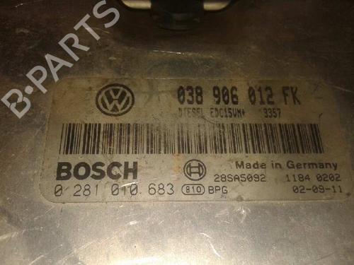Engine control unit (ECU) SEAT LEON (1M1) 1.9 TDI | BP12633071M57 