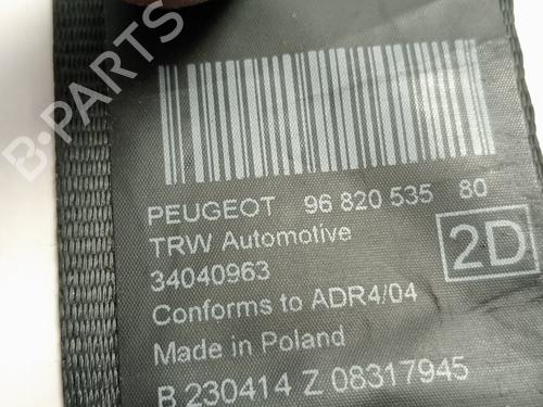Rear right seatbelt PEUGEOT 5008 (0U_, 0E_) 1.6 HDi | BP18656586I28 