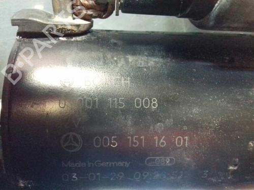 Starter MERCEDES-BENZ A-CLASS (W168) A 170 CDI (168.008) | BP12644060M8 