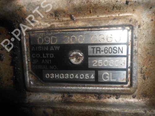 Gearbox VW TOUAREG (7LA, 7L6, 7L7) 2.5 R5 TDI | BP12634887M3 