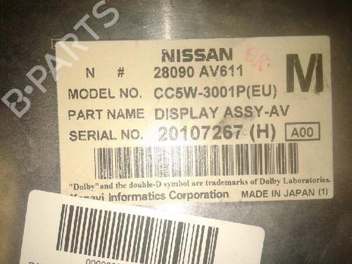Display monitor NISSAN PRIMERA (P12) 2.0 | BP12633891C48 
