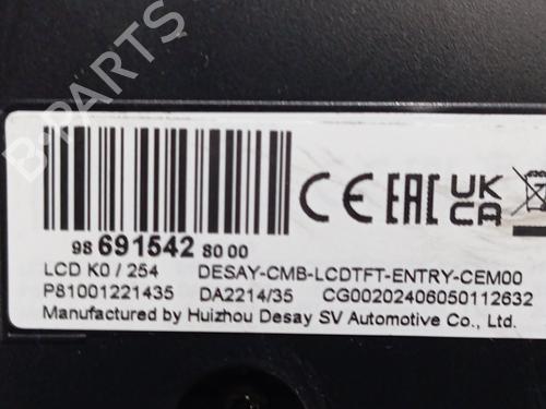 Instrument cluster PEUGEOT RIFTER | BP30470169C47 - Image 3